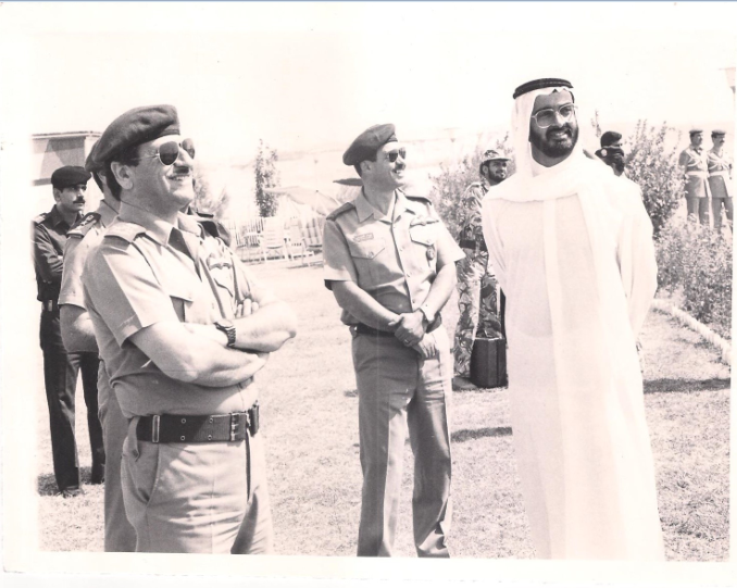 الحبانية مع الشيخ محمد ال نهيان 1987